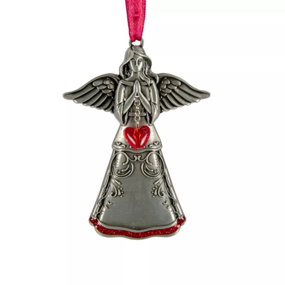 Praying Angel January Birthstone Hanging Ornament